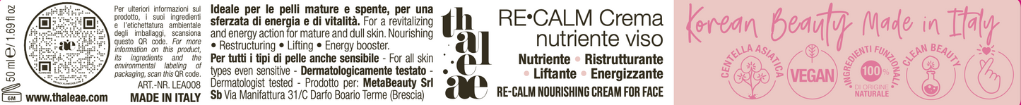 RE-CALM CREMA NUTRIENTE VISO 50 ML