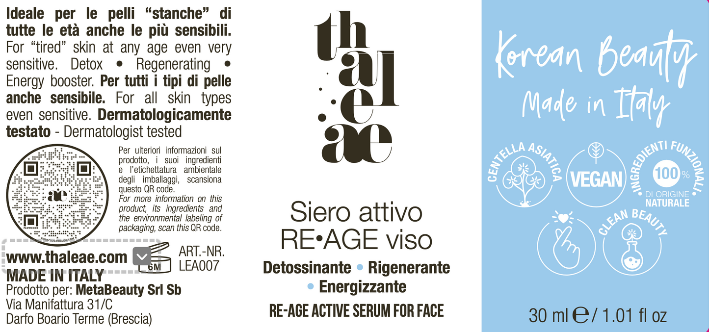 SIERO ATTIVO RE-AGE VISO 30 ML