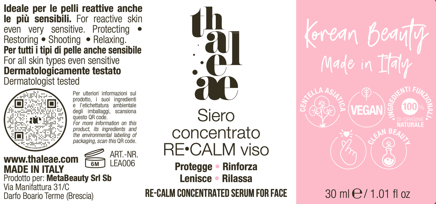 SIERO CONCENTRATO RE-CALM VISO 30 ML